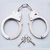 Creative Professional Handcuffs  Steel Police Duty Double Lock Keys