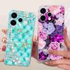 Para Oppo Reno15 5G Funda Flor Colorida Silicona Suave Cubierta Trasera Para Oppo Reno15 Reno 15 5G CPH2825 Carcasa de Teléfono Fundas