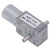 DC 12V Speed Reduction Motor All Metal Double Shaft Worm Gear Motor 4632?370 30RPM