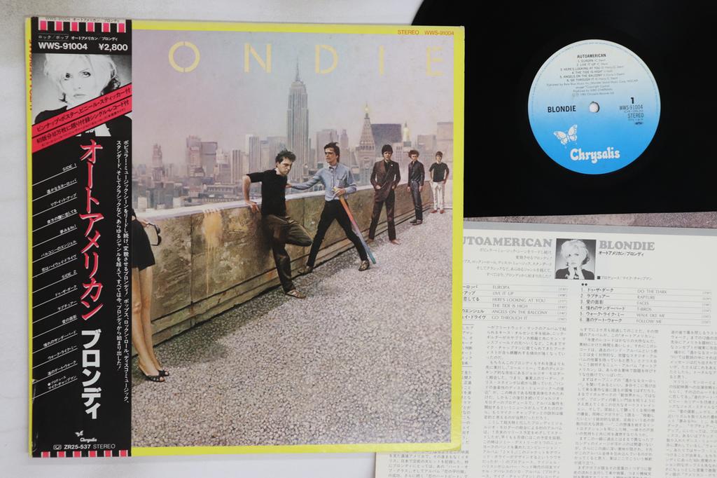 LP Record BLONDIE - Autoamerican WWS91004 CHRYSALIS 1980 Japan Obi Rock Used