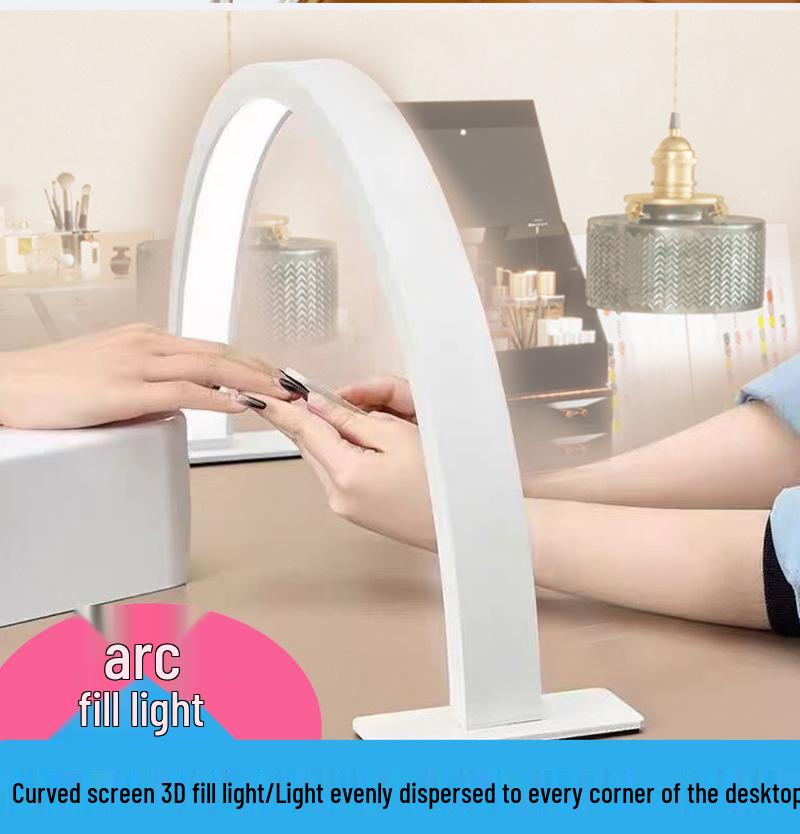 U-Shaped LED Nail Art & Beauty Salon Work Lamp for Eye Protection