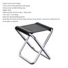 Portable Folding Stool, Mini Size Camping Stool Aluminum Alloy Stool for Travel