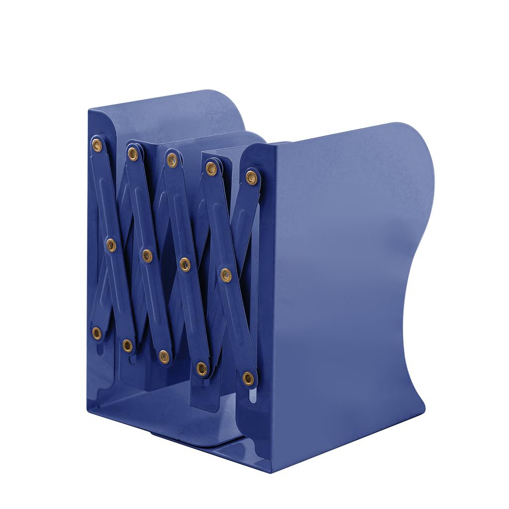 4-farbiger teleskopischer Buchständer, faltbares Bücherregal, skalierbarer Metall-Buchständer, Schreibtisch-Buchorganisation, Schülerbedarf