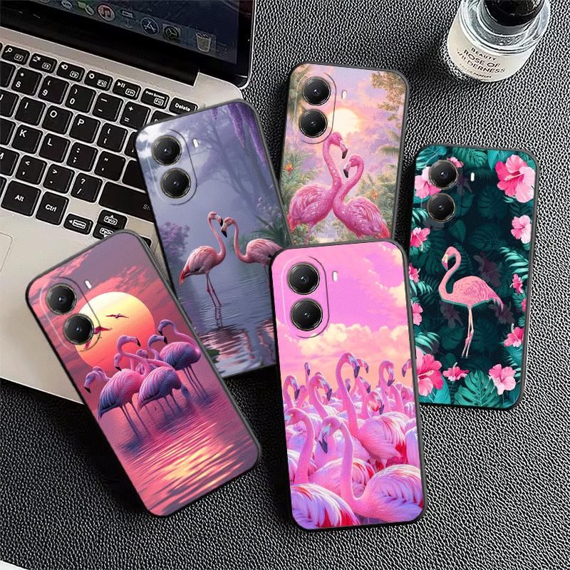 Pink Red Dreamy Flamingo Soft Phone Case for Xiaomi Poco X5 X6 X7 X8 Pro Max X3 F7 F8 Ultra M8 M7 M6 M5 Redmi 15 15C 14C 13C 12C