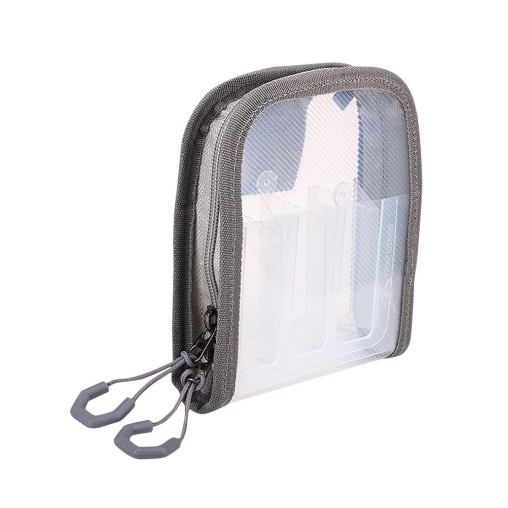 6 Grid Fishing Bag Transparent Fishing Tackle Bag Fishing Hook Cover for Fresh Water and Saltwater