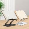 Reading Stand with Page Clips Recipes Rest Holder Foldable Book Holder Wooden Laptop Stand for Home Use