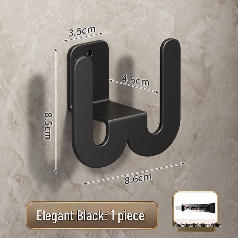

Настенная самоклеящаяся вешалка для тапочек для ванной комнаты и крюк для хранения обуви с дренажем