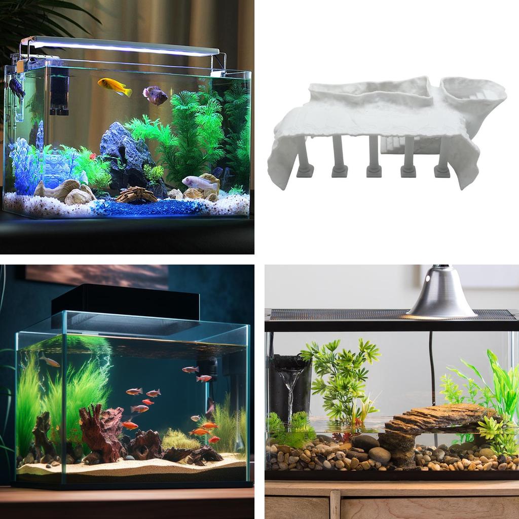 Fish Decorations For Tank 3D Printing Multi-Entrance Tunnel Design Fish Tank Decoration Cave For Bathrooms Kitchens Bedrooms