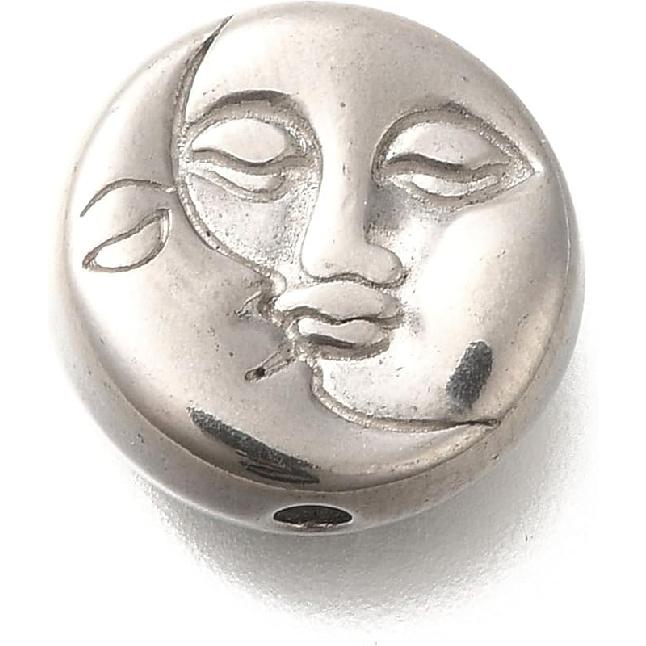 LiQunSweet 20 Pcs 18K Gold Plated Heart 304 Stainless Steel Beads Lovely Heart Spacer Loose Beads for Valentine's Day Gifts DIY Jewelry Craft