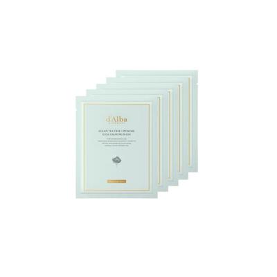 [d’Alba] Clean Teebaum Liposom Cica Beruhigende Maske 25ml (5 Blätter)
