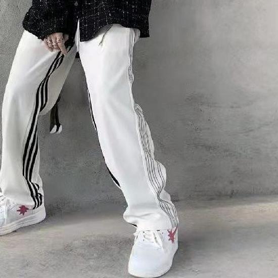 

Ретро широкие брюки-парашюты в стиле хай-стрит для осени - Унисекс трендовая повседневная одежда 3XL [77.5kg-87.5kg]