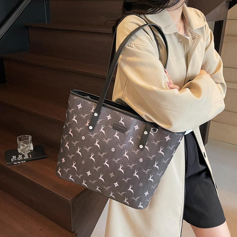Large Capacity Tote Bag New Handbag Commuter Shoulder Bag Fashion Underarm Bag