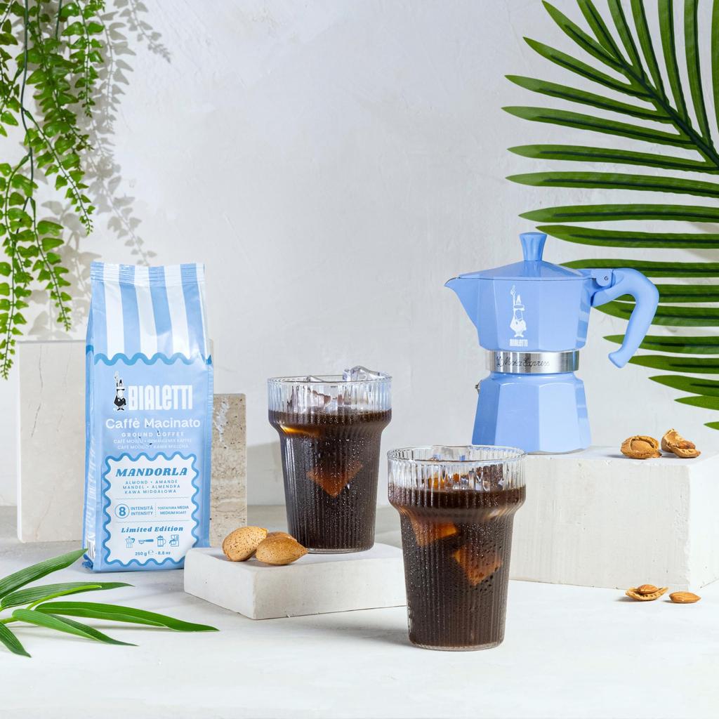 BIALETTI Iced Coffee Set Moka (Espresso Maker, Mocchinetta, Stovetop, Pot)