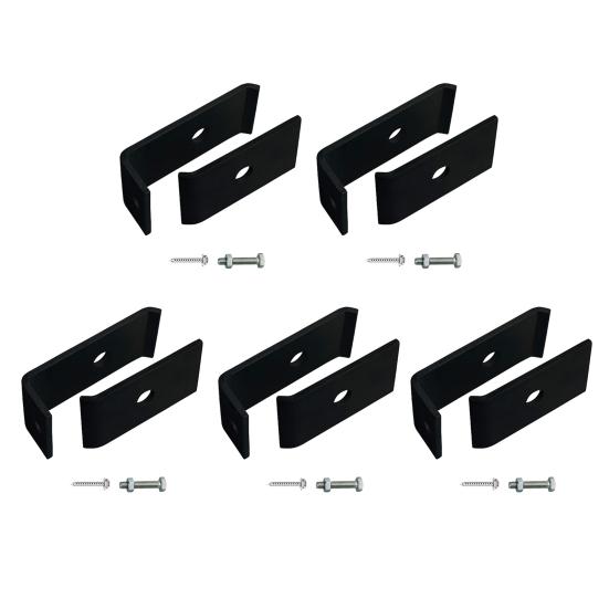 

Крепления для забора Монтажный комплект для сетки Простая установка Система крепления сетки Погодоустойчивая Установка сетки