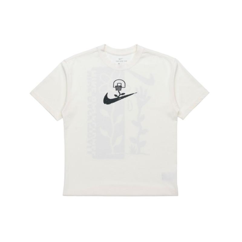 Nike SS21 T Shirt Asia Version Men's Ecru DC1284-910