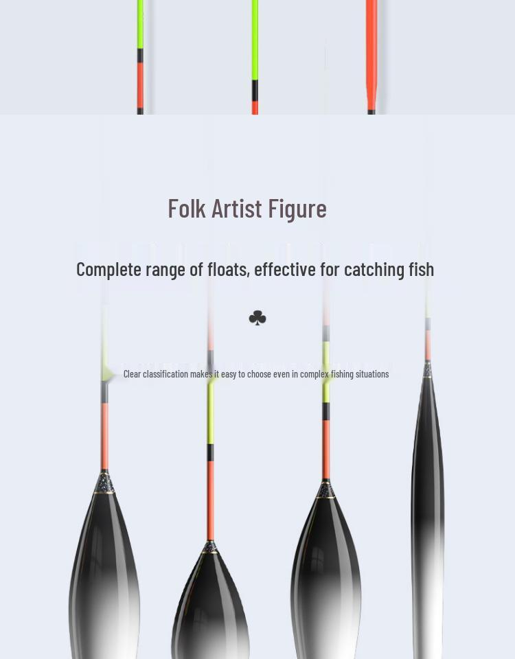 High Sensitivity Fishing Float Set for Carp: Enhanced Visibility for Crucian, Silver, Bighead, Grass Carp - Ideal for Wild & Shallow Water Fishing