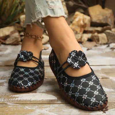 Ballerine a quadri festive con fiocco: Leggero, Comodo ed Elegante per Tutte le Stagioni