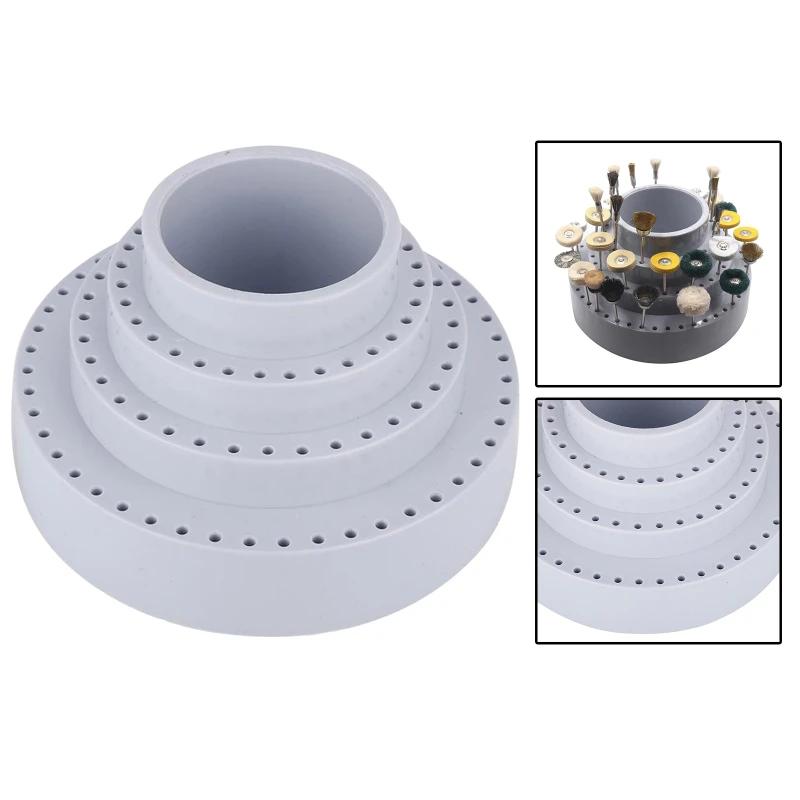 Professional Rotating Circular Drill Bit Storage Box 360 ° Rotating Box Grinding Tool Tip Holder Storage Box Jewelry DIY Tool