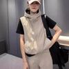 Women's Hooded Sleeveless Windbreaker Vest - Spring/Summer 2025 Sunscreen Casual Cardigan
