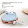 Silicone Cable Ties,Cord Organizer,Cable Straps,Reusable Cord Ties,Travel Cable Organizer ,Cute Elastic Tie, Wire Ties