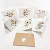 Floral Thank You Card Set (6pcs) - Blank Greeting Cards with Envelopes & Stickers Birthday Gift