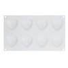 8Grid HeartShaped Mold Silicone Mousse Cake Mold Baking Tool for Bakery Kitchen