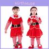Kids Cute Santa Claus Elf Christmas Cosplay Outfit Party Dress-up Costume