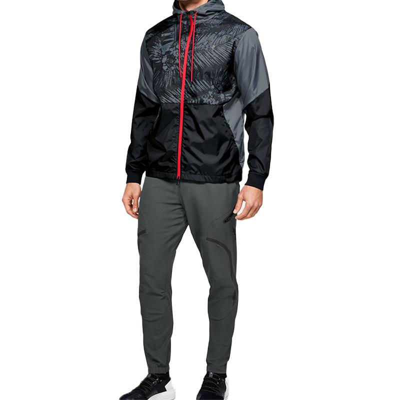 Under Armour Project Rock Treningowa Kurtka Sportowa Męska Odzież Wierzchnia Czarna 1351527-001
