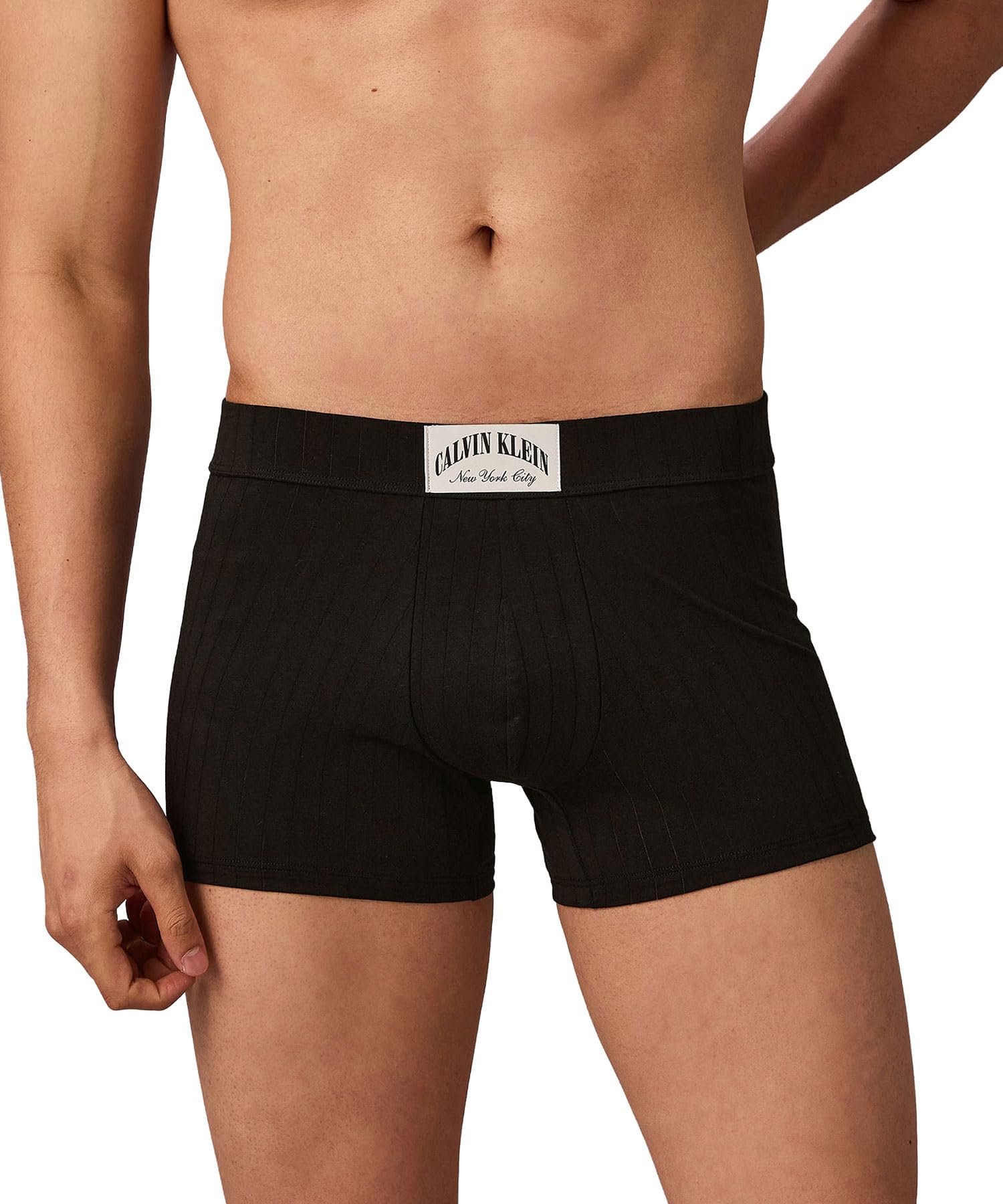 Modern Rib Boxer Briefs NB4504 XL BLACKUB1 [Calvin Klein]