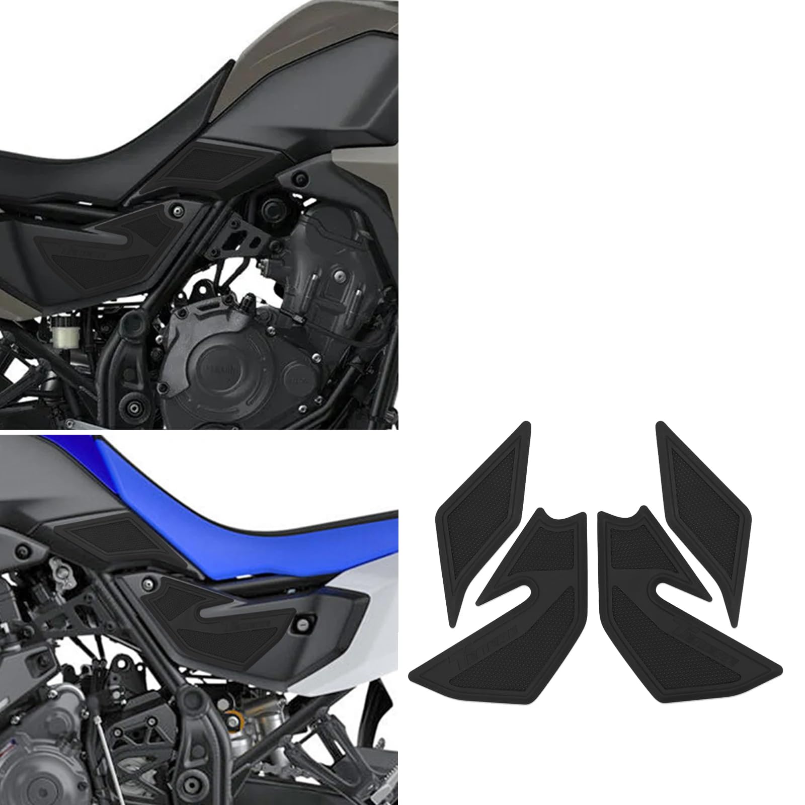 

Motorcycle Side Fuel Tank Protector Knee Pads and Traction Pads for Tenere 700, Tenere 700 2025, T700 2025 [Parallel Import]