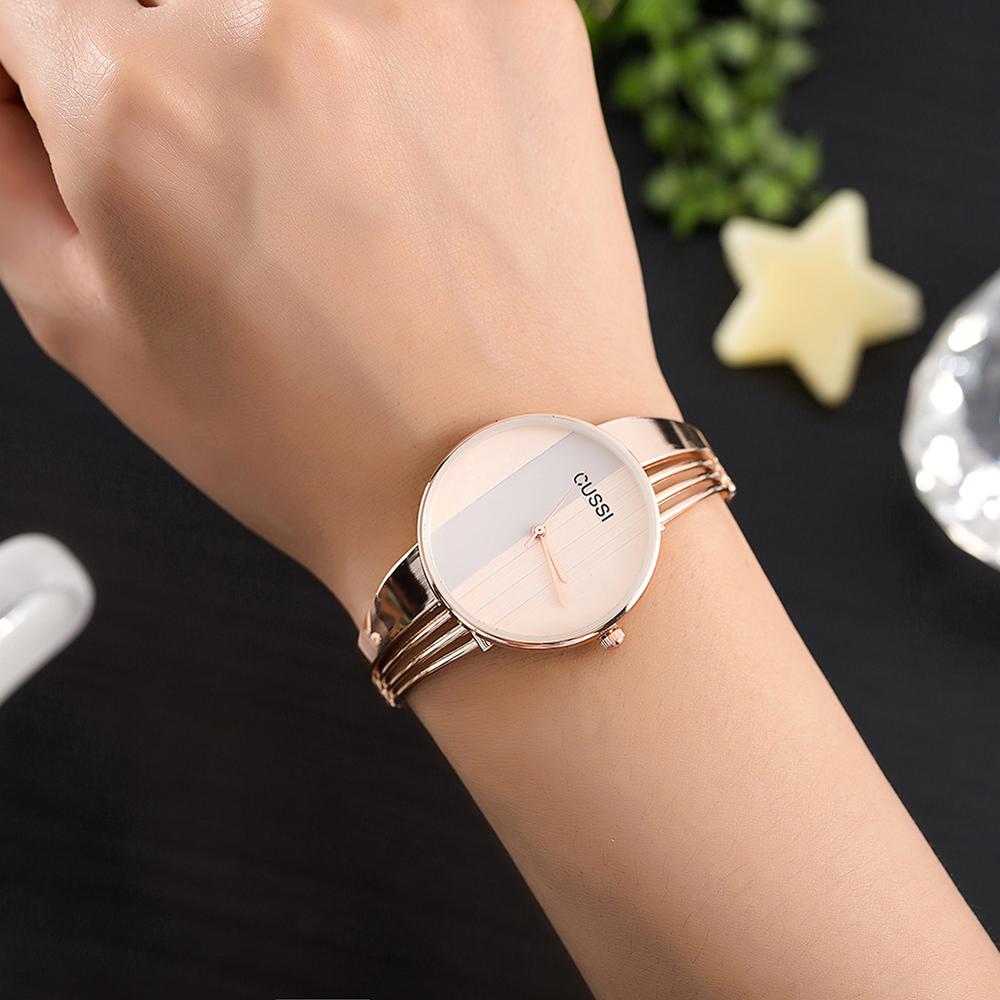 Orologio da Donna Oro Rosa Top Brand Bracciale Lusso Orologio da Polso da Donna Semplici Orologi da Donna Orologio Femminile relogio feminino