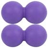 2 Stück Silikon Erdnussform Yoga Training Muskelentspannung Massageball Massagegerätlila Erdnussform
