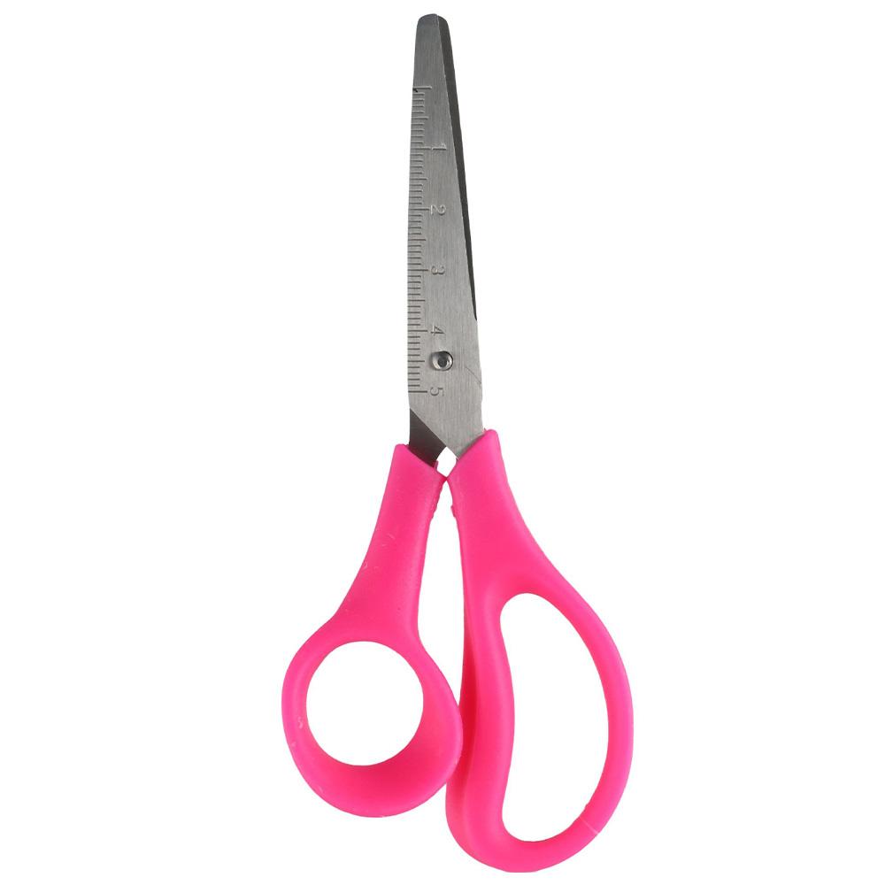 3 Pieces Left Handed Scissors Set,5.6Inch 3 Color Craft Scissors Comfort Grip Handles Blunt Lefty Safety Scissors