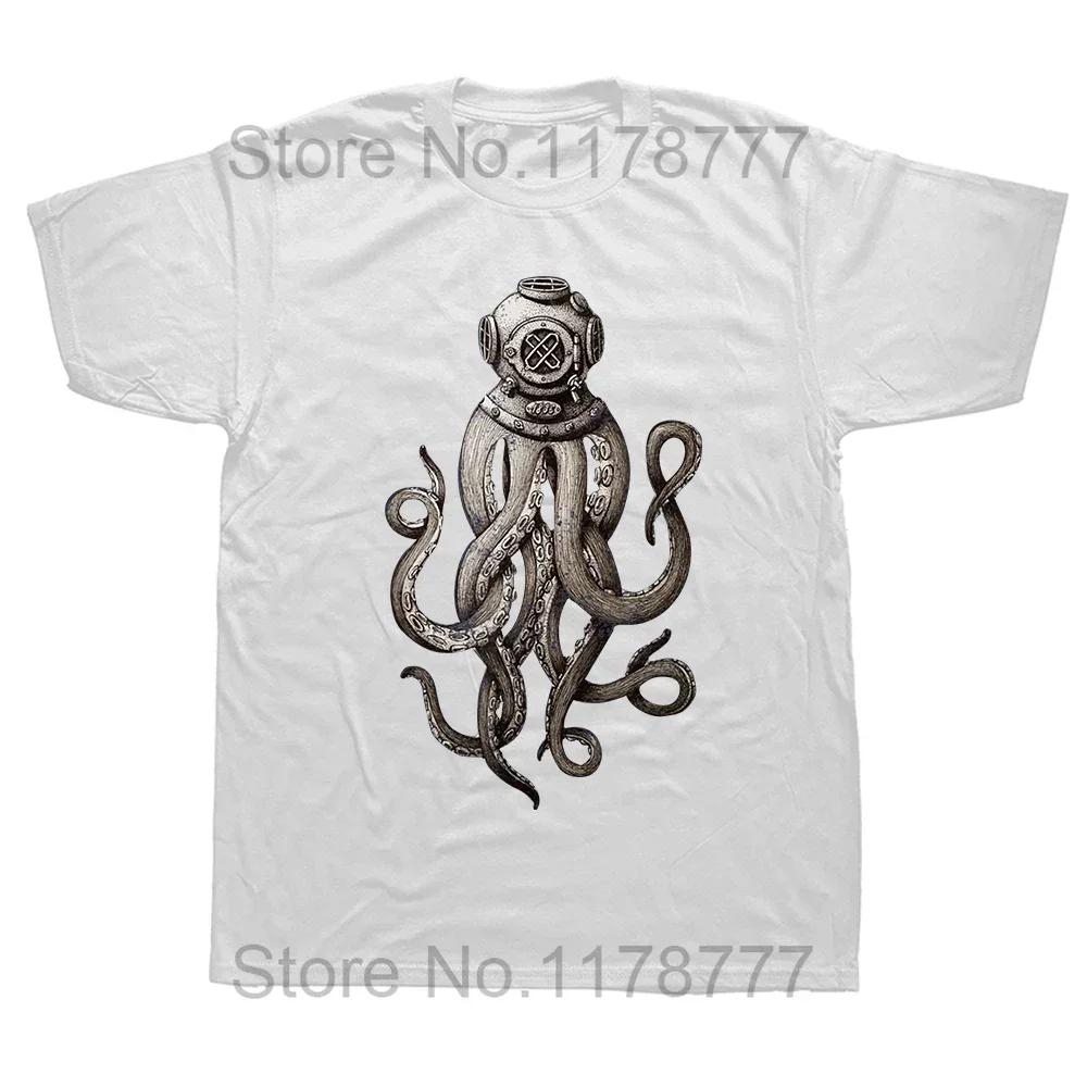 Men T-Shirts Diver Est Fashion Tee Shirt Short Sleeve Dive Scuba Diving Sports Lover T Shirt O Neck Clothing Summer