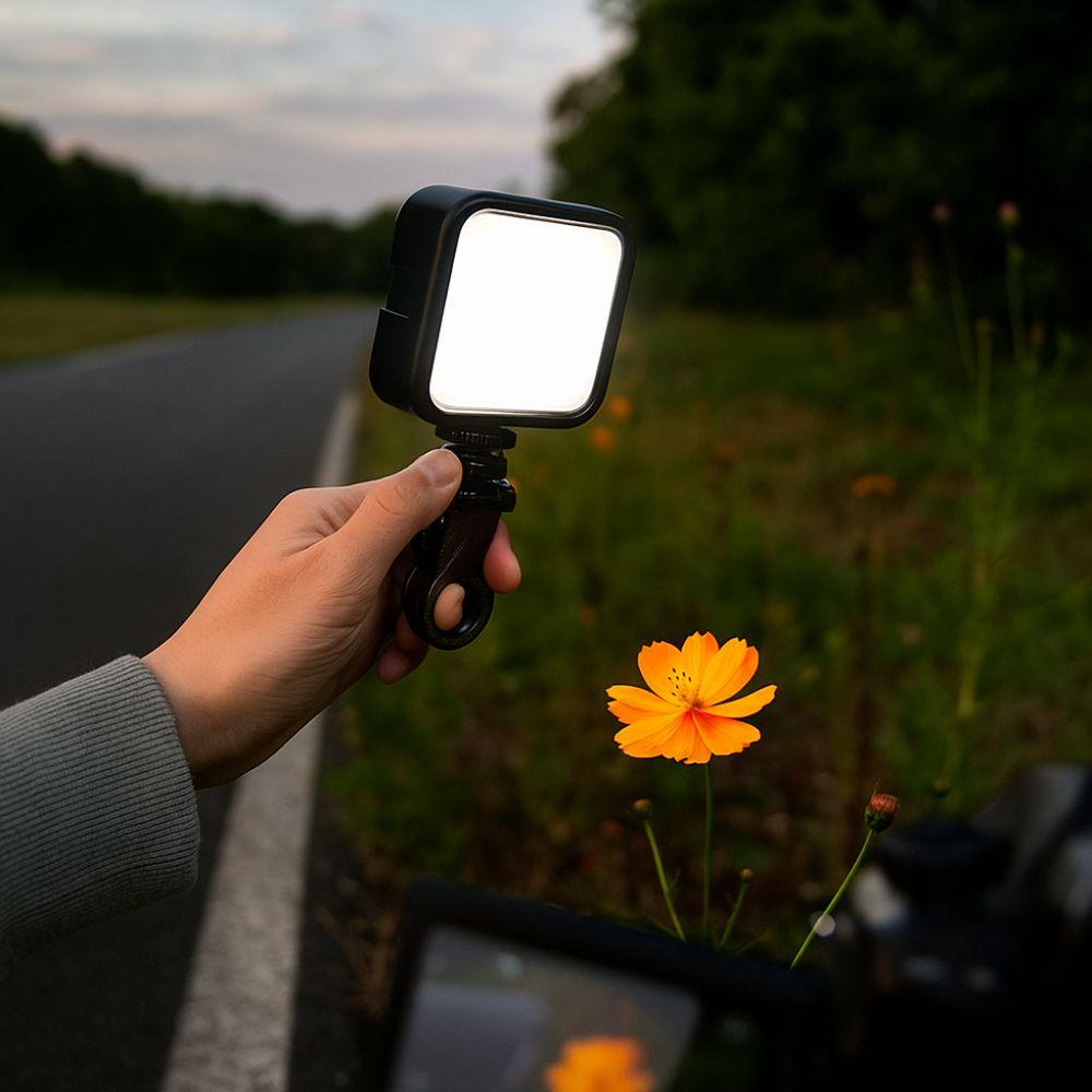 RGB Three-color LED Video Light Portable Photography Lighting Mini Phone Fill Light  Photography