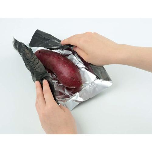 Alphamic Aluminum Foil, Heavy Duty Black, 25cm X 5m, Recommended for Baking Sweet Potatoes