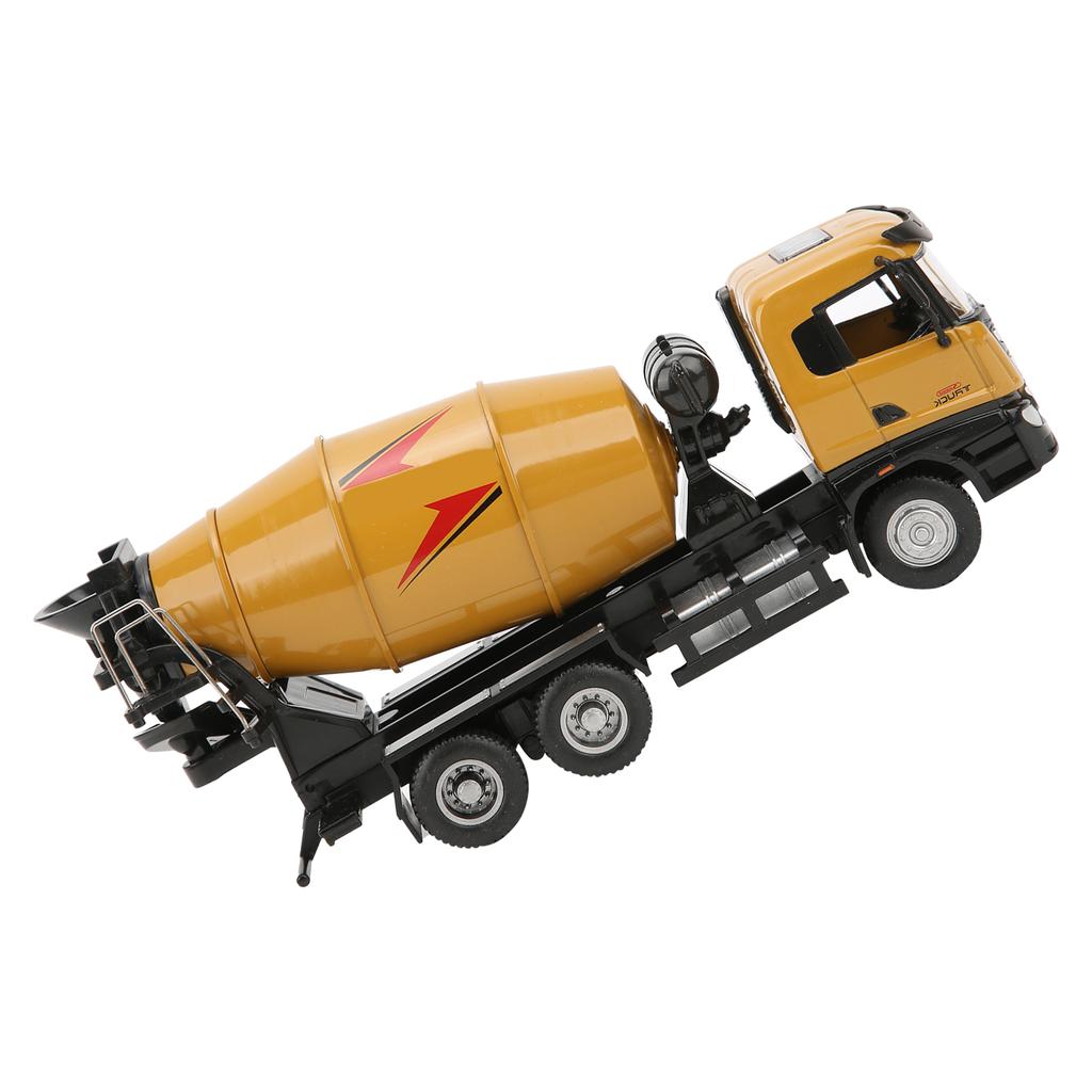 150 Scale Cement Toy Truck Alloy Construction Cement Mixer Toy Truck for Boys and Girls