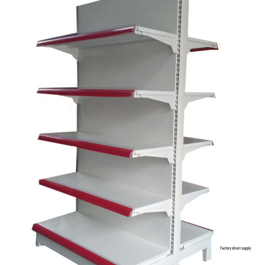 Reinforced Multi-Layer Display Rack for Snacks, Stationery, and Convenience Items - Single/Double-Sided for Supermarkets and Pharmacies