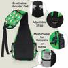 AU427 Dog Sling Backpack Men Women Dog Cute Paw Print Crossbody Shoulder Chest Bag for Travel Hiking Casual Daypack Back Pack