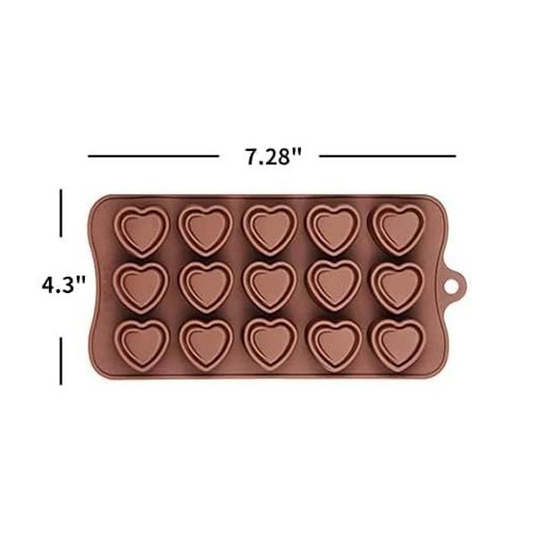 Silicone Molds for Chocolate Non-Stick Chocolate Candy Butter Molds Silicone Chocolate Mold for Delicious Chocolates Baking Tool