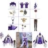 Stunning Genshin Impact Keqing Cosplay Clothing Perfect For Festivals And Performances