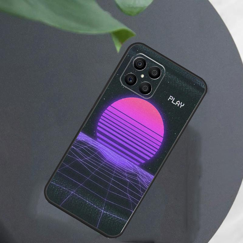 Synthwave Retro 80s Neon For Honor Magic 7 Lite 6 5 8 Pro Case For Honor 200 400 70 90 X8c X8b X9a X9b X9c X9d Win RT