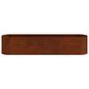 Raised Garden Bed for Outdoor Use Weatherproof Steel 200 X 40 X 40 Cm