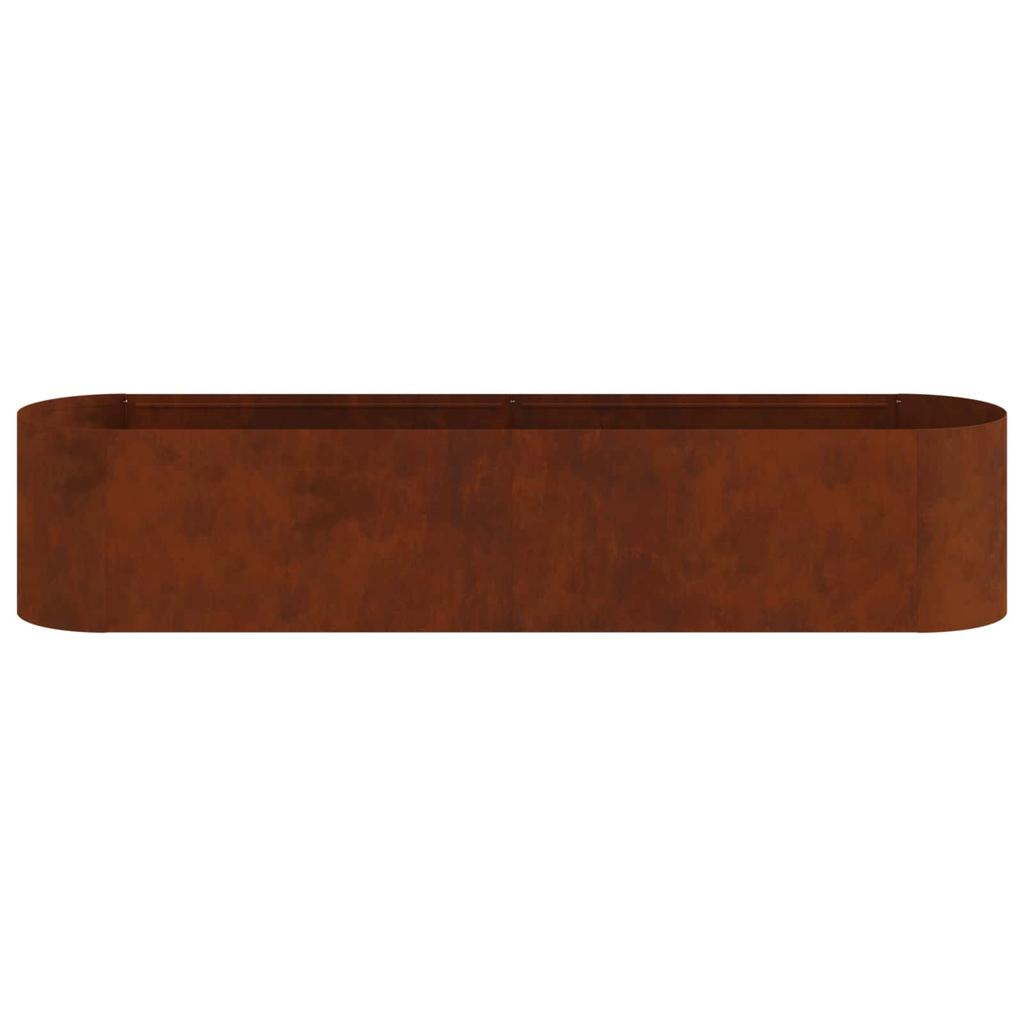 Raised Garden Bed for Outdoor Use Weatherproof Steel 200 X 40 X 40 Cm