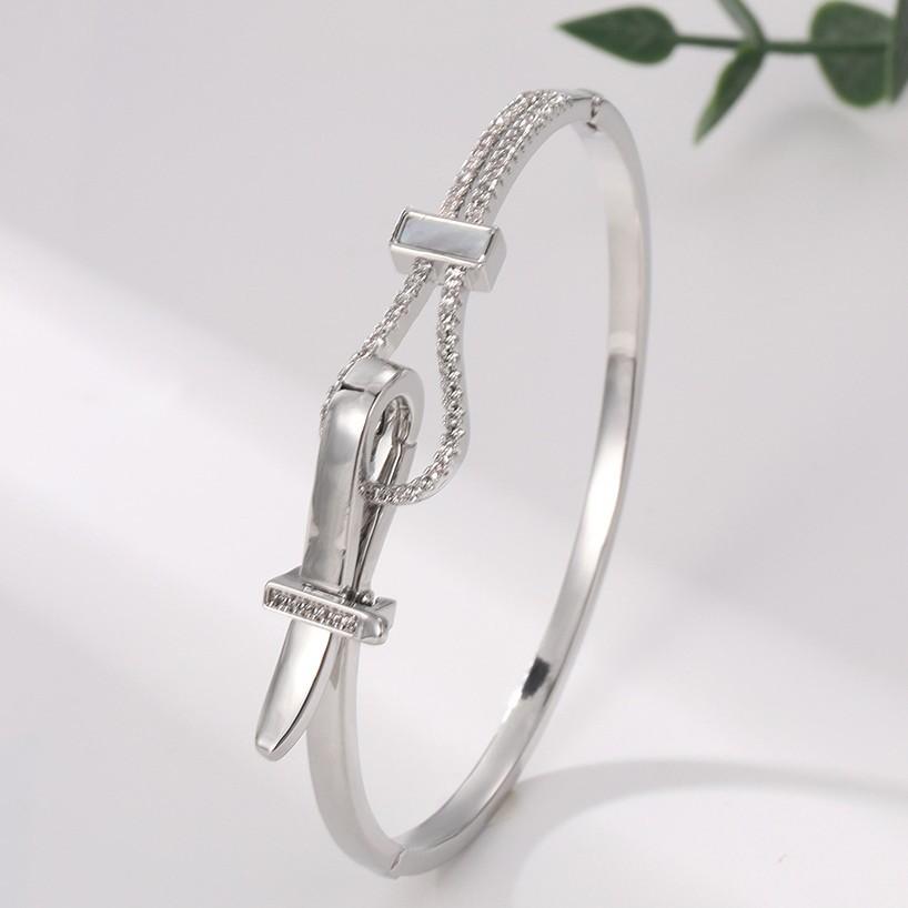Belt Buckle Horseshoe Buckle Women s Design High-end Retro Women s Sweet and Cool All-match Bracelet One Size(16-22CM)