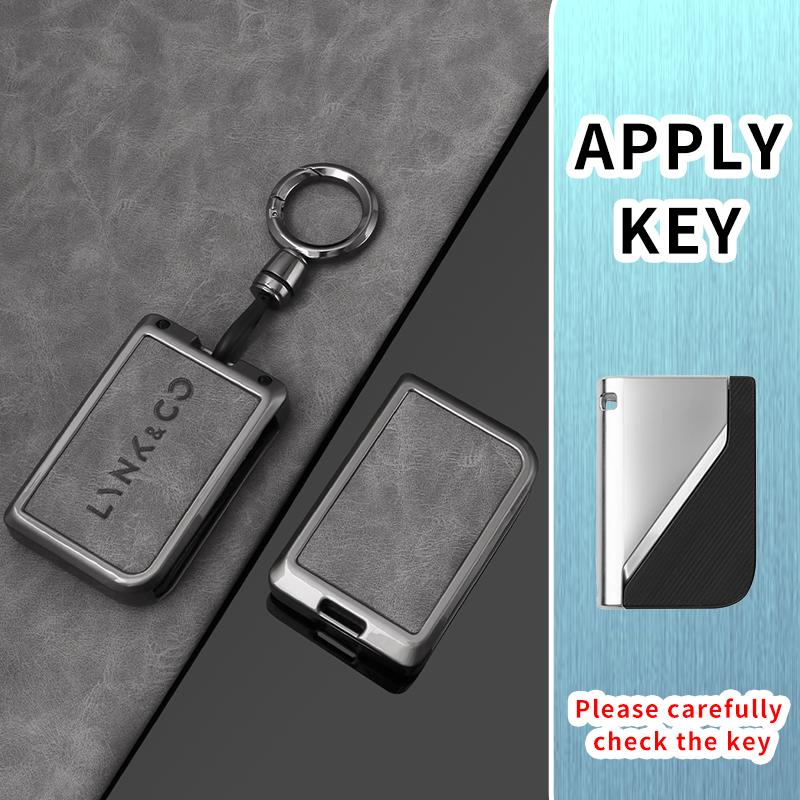 Zinklegierung Auto Smart Key Fob Hülle Schutzhalter Gehäuse Passend für Lynk&Co 05 01 02 03 06 High-End Auto Schlüsselanhänger Schlüsseloses Zubehör