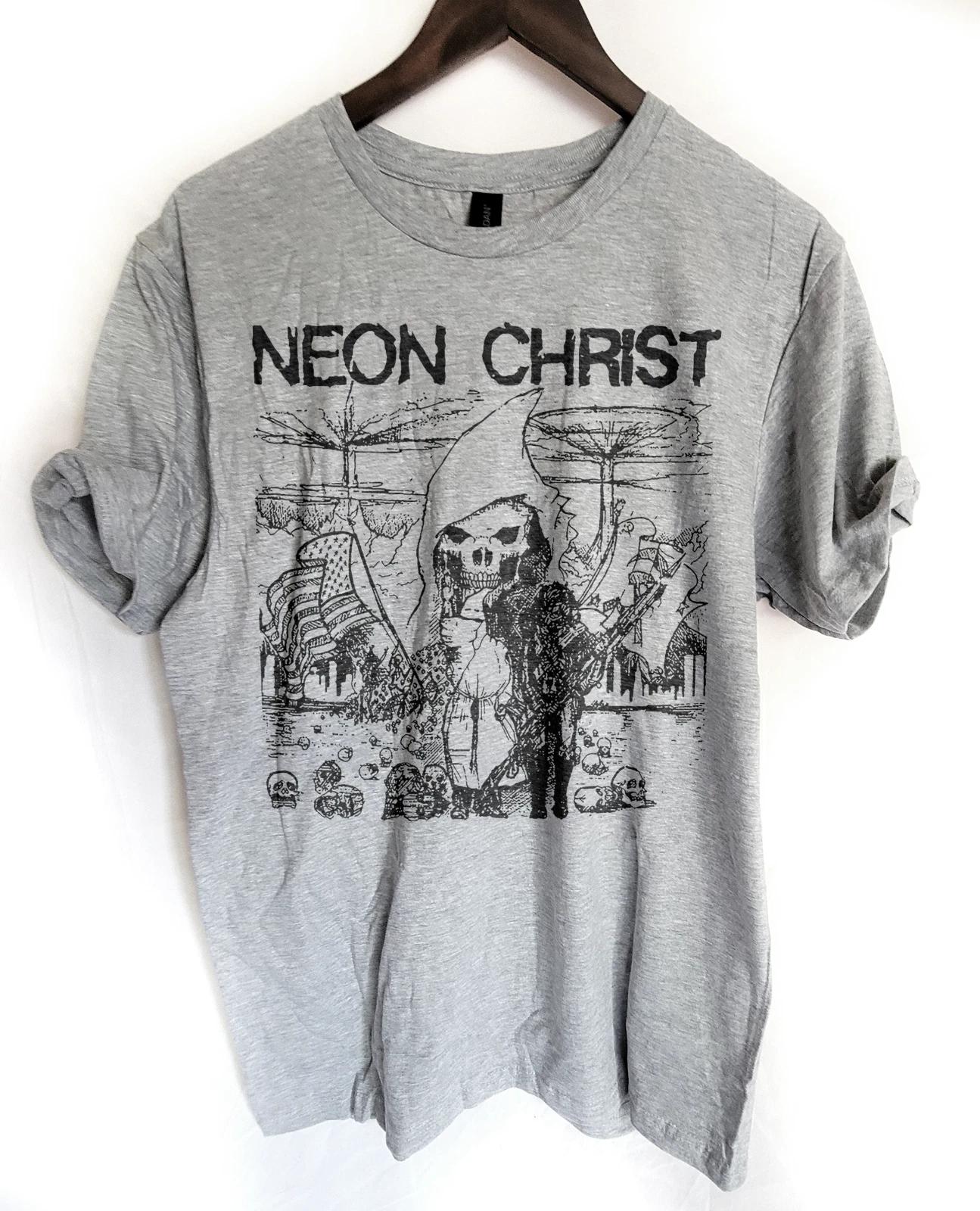 Neon Christ band t T-Shirt US punk hardcore S