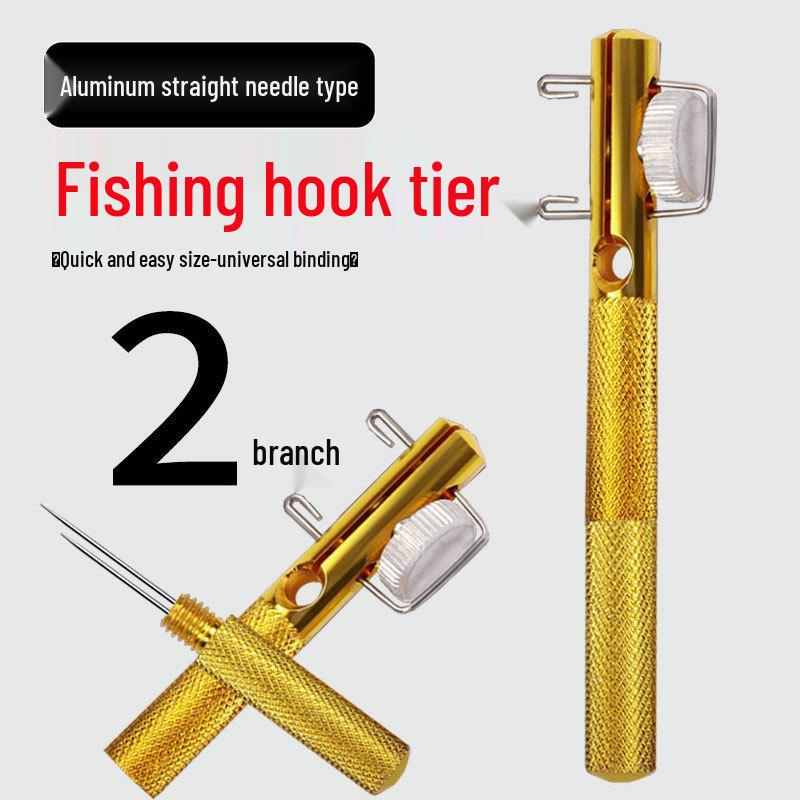 Quick Hook Tying Tool: Manual Knot & Inner Line Guide for Fishing Hooks
