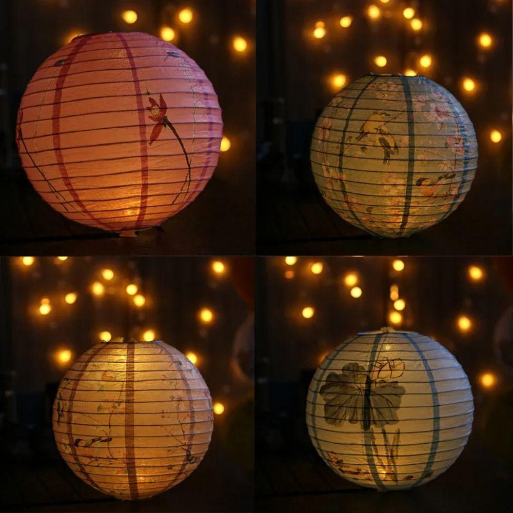 Bamboo Paper Chinese Lantern Hanging Paper Lantern Classical Festival Lantern  National Day