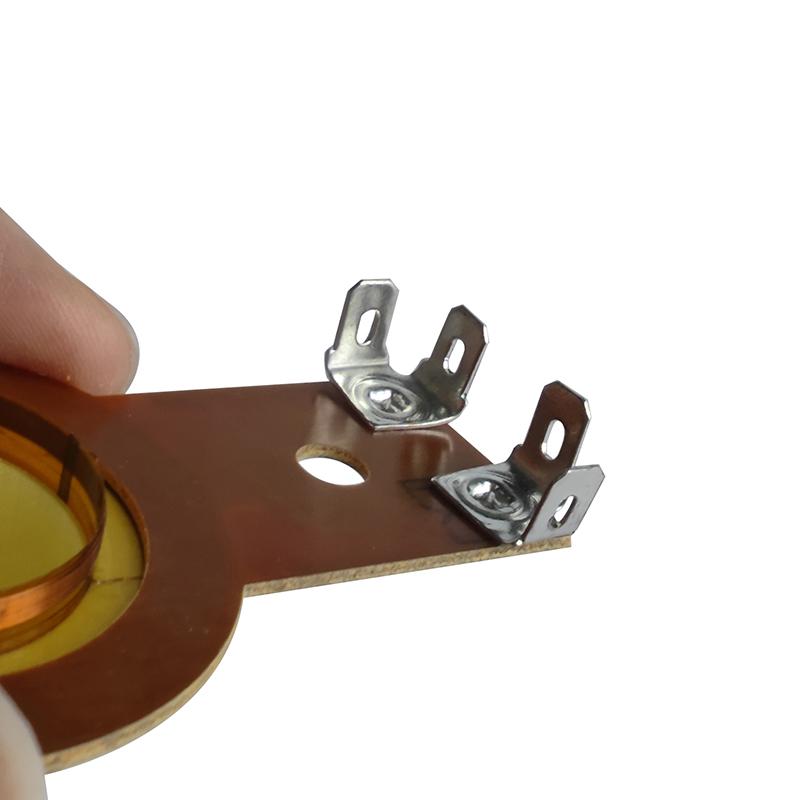 1Pc Diy Accessories 25.4Mm Horn Treble Film With Bracket Resin Membrane Drive Head Tweeter Voice Coil Sound Film Buzzer